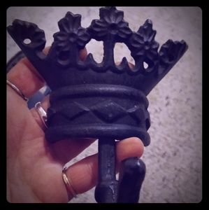 Wrought Iron Queen coat hanger